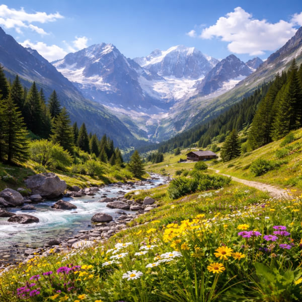 montagne, douleurs, tensions musculaires