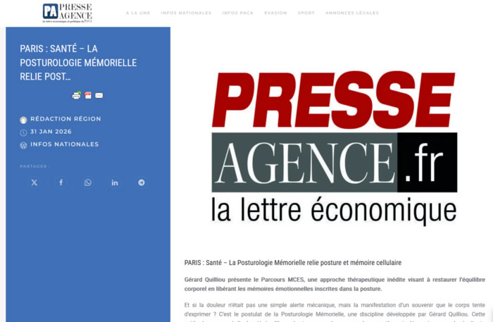 article dans presse agence de Paris